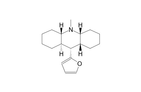 9-(2-FURYL)-10-METHYL-TRANS,ANTI,CIS-PERHYDROACRIDINE
