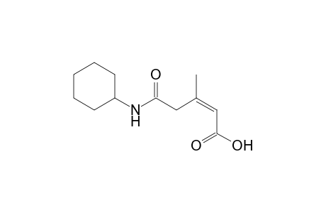 (Z)-4-(Cyclohexylcarbamoyl)-3-methylbut-2-enoic acid