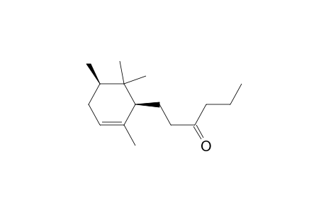 3-Hexanone, 1-(2,5,6,6-tetramethyl-2-cyclohexen-1-yl)-, cis-