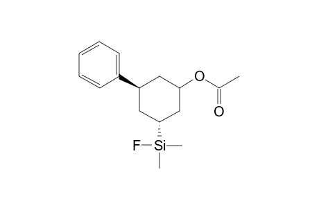 (1RS,3RS,5SR)-and-(1RS,3SR,5RS)-3-Fluoro(diimethyl)silyl-5-phenylcyclohexyl acetate