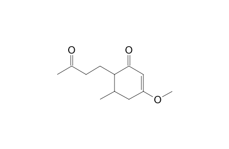 3-Methoxy-5-methyl-6-(3-oxidanylidenebutyl)cyclohex-2-en-1-one