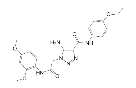 5-amino-1-[2-(2,4-dimethoxyanilino)-2-oxoethyl]-N-(4-ethoxyphenyl)-1H-1,2,3-triazole-4-carboxamide