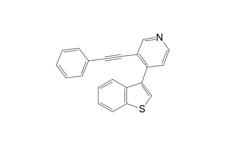 4-(Benzo[b]thien-3-yl)-3-(phenylethynyl)pyridine