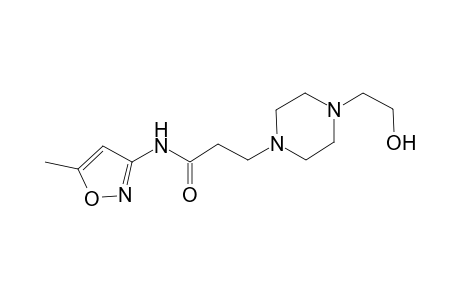 3-[4-(2-Hydroxy-ethyl)-piperazin-1-yl]-N-(5-methyl-isoxazol-3-yl)-propionamide