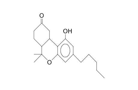 cis-6,6-Dimethyl-hexahydro-1-hydroxy-3-pentyl-dibenzo(B,D)pyran-9-one