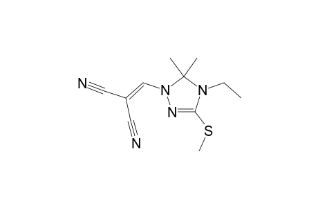 1-(2,2-DICYANOVINYL)-3-METHYLTHIO-4-ETHYL-5,5-DIMETHYL-[1,2,4]-TRIAZOLINE