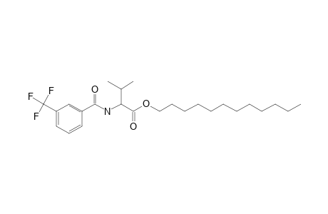 L-Valine, N-(3-trifluoromethylbenzoyl)-, dodecyl ester