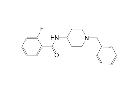 N-(1-benzyl-4-piperidinyl)-2-fluorobenzamide