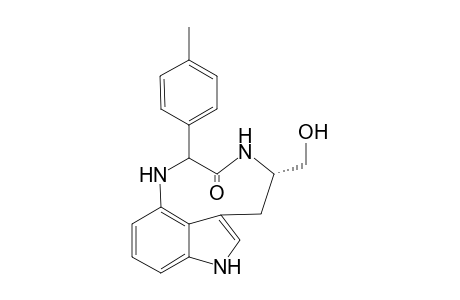 (-)-N(13)-Desmethyl-C12-desisopropyl-C12-phenylmethylindolactam V