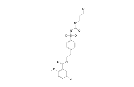 1-[[4-[2-(5-CHLORO-2-METHOXYBENZAMIDO)-ETHYL]-PHENYL]-SULFONYL]-3-(3-HYDROXYPROPYL)-UREA
