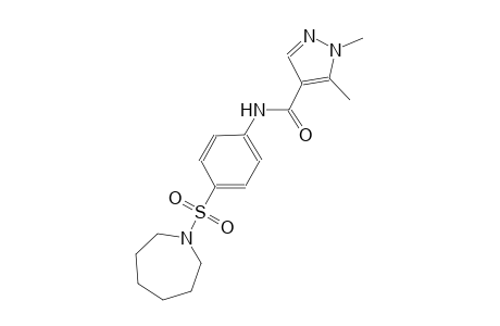 N-[4-(hexahydro-1H-azepin-1-ylsulfonyl)phenyl]-1,5-dimethyl-1H-pyrazole-4-carboxamide