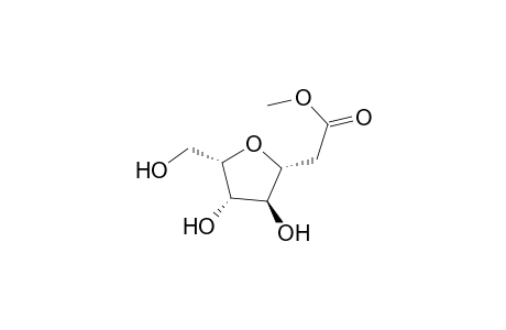 Methyl 2-[3,4-Dihydroxy-5-(hydroxymethyl)tetrahydrofuran-2-yl]ethanoate