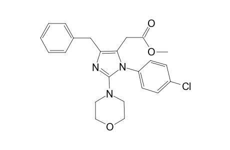 Methyl 2-(4-Benzyl-1-(4-chlorophenyl)-2-morpholino-1H-imidazol-5-yl)acetate