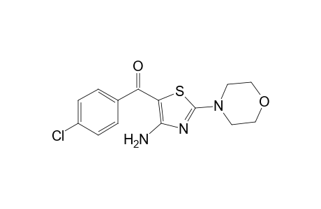 4-Amino-5-(4-chlorobenzoyl)-2-(4-morpholinyl)-1,3-thiazole