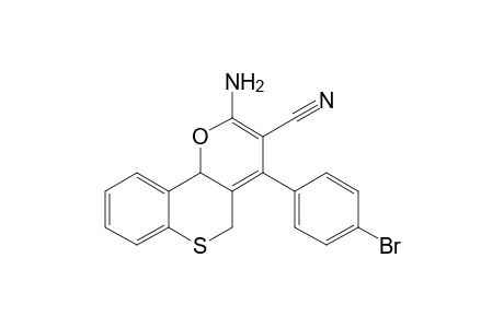 2-Amino-4-(4-bromophenyl)-(5H)-[1]benzothiopyrano[4,3-b]pyrane-3-carbonitrile