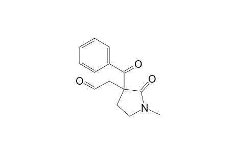 2-(3-Benzoyl-1-methyl-2-oxopyrrolidin-3-yl)acetaldehyde