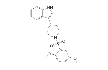 1H-indole, 3-[1-[(2,5-dimethoxyphenyl)sulfonyl]-4-piperidinyl]-2-methyl-