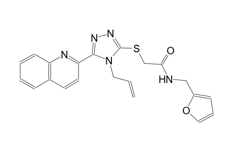 2-{[4-allyl-5-(2-quinolinyl)-4H-1,2,4-triazol-3-yl]sulfanyl}-N-(2-furylmethyl)acetamide