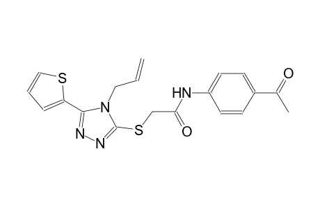 acetamide, N-(4-acetylphenyl)-2-[[4-(2-propenyl)-5-(2-thienyl)-4H-1,2,4-triazol-3-yl]thio]-