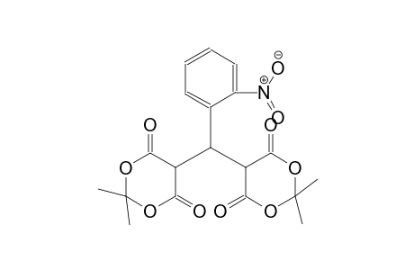 5-[(2,2-dimethyl-4,6-dioxo-1,3-dioxan-5-yl)(2-nitrophenyl)methyl]-2,2-dimethyl-1,3-dioxane-4,6-dione