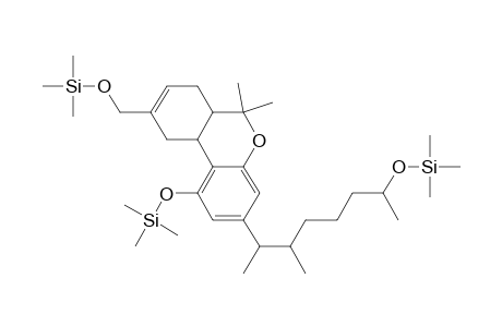 3-[1',2'-dimethyl-6'(trimethylsilyloxy)heptyl]-1-trimethylsilyloxy-6a,7,10,10a-tetrahydro-6,6-dimethyl-9-[(trimethylsilyloxy)methyl]-6H-dibenzo[b,d]pyran