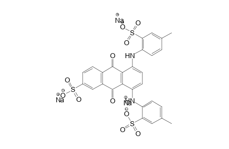 2-Anthracenesulfonic acid, 9,10-dihydro-5,8-bis[(4-methyl-2-Sulfophenyl)amino]-9,10-dioxo-, trisodium salt