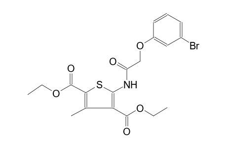 2,4-thiophenedicarboxylic acid, 5-[[(3-bromophenoxy)acetyl]amino]-3-methyl-, diethyl ester