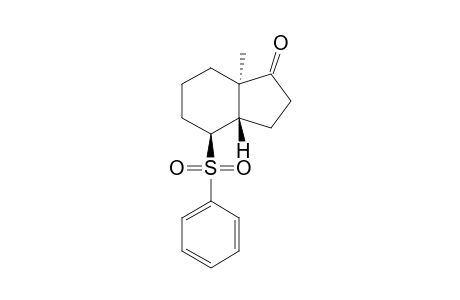 (3aS,4S,7aR)-4-Benzenesulfonyl-7a-methyl-octahydroinden-1-one