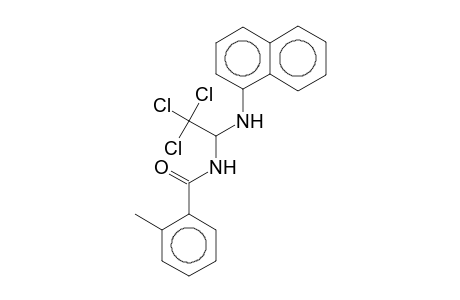2-Methyl-N-[2,2,2-trichloro-1-(1-naphthylamino)ethyl]benzamide