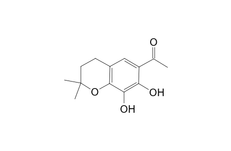 6-Acetyl-7,8-dihydroxy-2,2-dimethylchroman