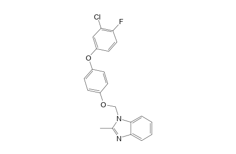 1H-Benzimidazole, 1-[[4-(3-chloro-4-fluorophenoxy)phenoxy]methyl]-2-methyl-