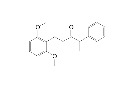 1-(2,6-dimethoxyphenyl)-4-phenylpentan-3-one