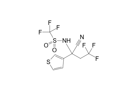 N-(1-Cyano-3,3,3-trifluoro-1-(thiophen-3-yl)propyl)-1,1,1-trifluoromethanesulfon-amide