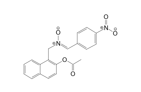 2-Acetoxy-1-N-p-nitrobenzylidenaminomethylnaphthalene-N-oxide