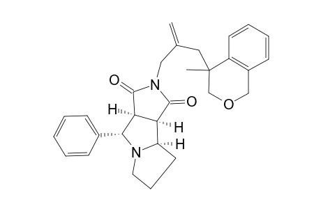 2-[2-(4-Methylisochroman-4-ylmethyl)allyl]-4-phenyl-1,2,3,3a.alpha.,4.beta.,6,7,8,8a.alpha.,8b.alpha.-decahydropyrrolo[3,4-a]pyrrolizine-1,3-dione