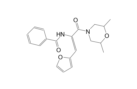 N-[(Z)-1-[(2,6-dimethyl-4-morpholinyl)carbonyl]-2-(2-furyl)ethenyl]benzamide