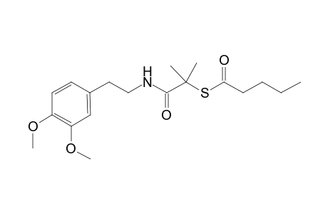 S-[1-N-[2-(3,4-Dimethoxyphenyl)ethyl]carbamoyl]-1-methylethyl]pentanethioate