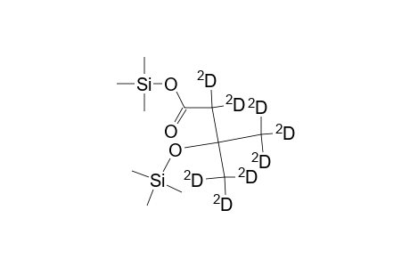 di-TMS derivative of d8-3-hydroxyisovaleric acid