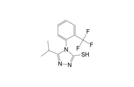 4H-1,2,4-triazole-3-thiol, 5-(1-methylethyl)-4-[2-(trifluoromethyl)phenyl]-