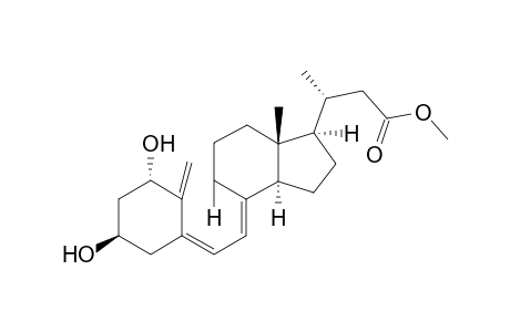 Methyl 1.alpha.,3.beta.-dihydroxy-24-nor-9,10-seco-5,7,10(19)-cholatrien-23-oate