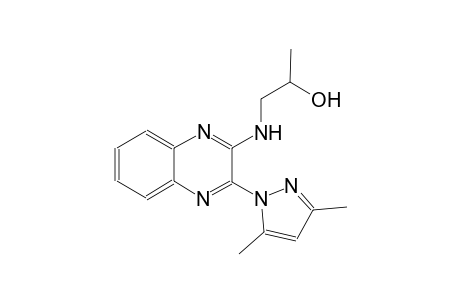 1-{[3-(3,5-dimethyl-1H-pyrazol-1-yl)-2-quinoxalinyl]amino}-2-propanol