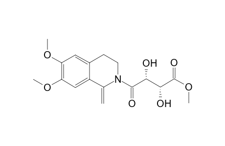 Methyl 4-[1,2,3,4-tetrahydro-6,7-dimethoxy-1-methylideneispquinoline-2-yl]-4-oxo-2,3-dihydroxybutanoate