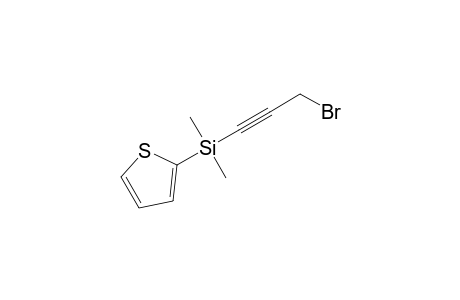 3-BROMO-1-PROPYNYL-(DIMETHYL)-2-THIENYLSILANE