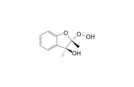 (2R*,3S*)-(+-)2,3-Dihydro-2,3-dimethyl-2-hydroperoxybenzo[b]furan-3-ol