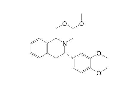 (S)-(-)-3-(3,4-Dimethoxyphenyl)-N-(2,2-dimethoxyethyl)-1,2,3,4-tetrahydroisoquinoline