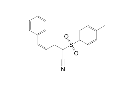 4-Pentenenitrile, 2-[(4-methylphenyl)sulfonyl]-5-phenyl-