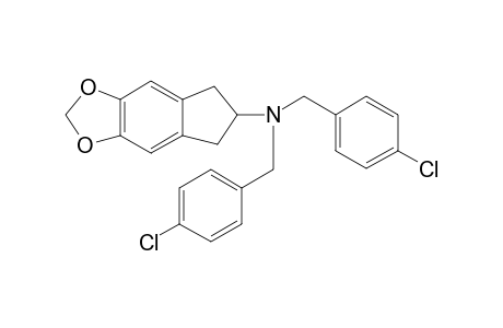 N,N-Bis(4-chlorobenzyl)-5,6-methylenedioxy-2-aminoindane