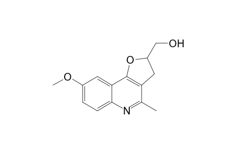 Furo[3,2-c]quinoline, 2,3-dihydro-2-hydroxymethyl-8-methoxy-4-methyl-