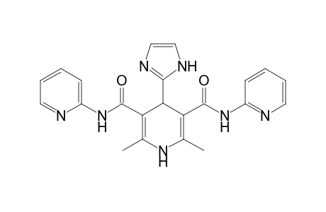 4-(2-Imidazolyl)-2,6-dimethyl-3,5-bis-N-(pyridin-2-yl)-carbamoyl-1,4-dihydropyridine