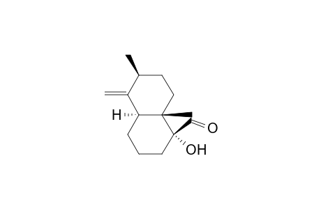 1-Hydroxy-6.beta.,8a.beta.-dimethyl-5-methylene-trans-prehydronaphthanlene-1-carboxaldehyde